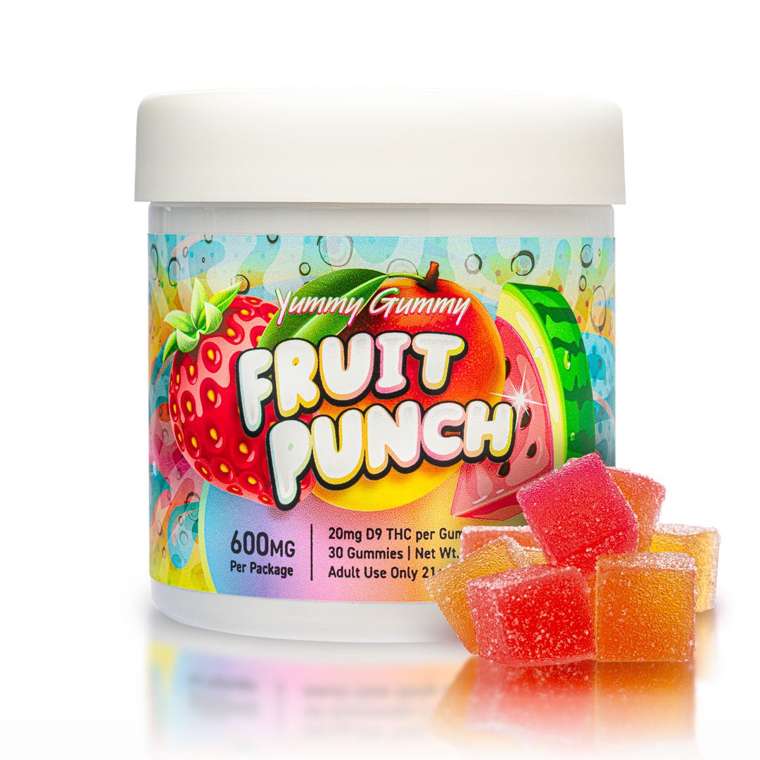 Yummy Gummy 600MG - Fruit Punch D9 Gummies